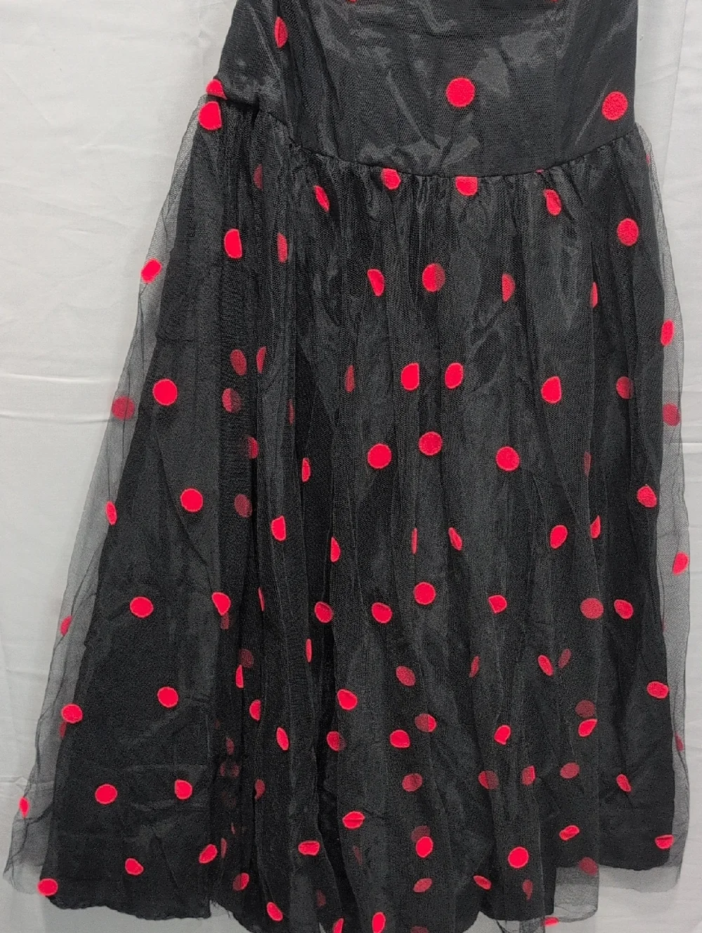 Vintage After Five strapless dress by Julie Duroche - Picture 3 of 8